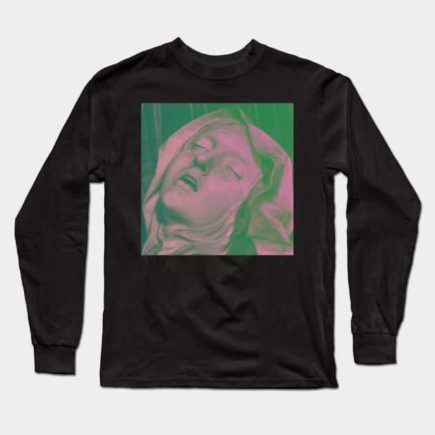 The Ecstasy of St. Therese - Aesthetic Long Sleeve T-Shirt by Lukasking Tees